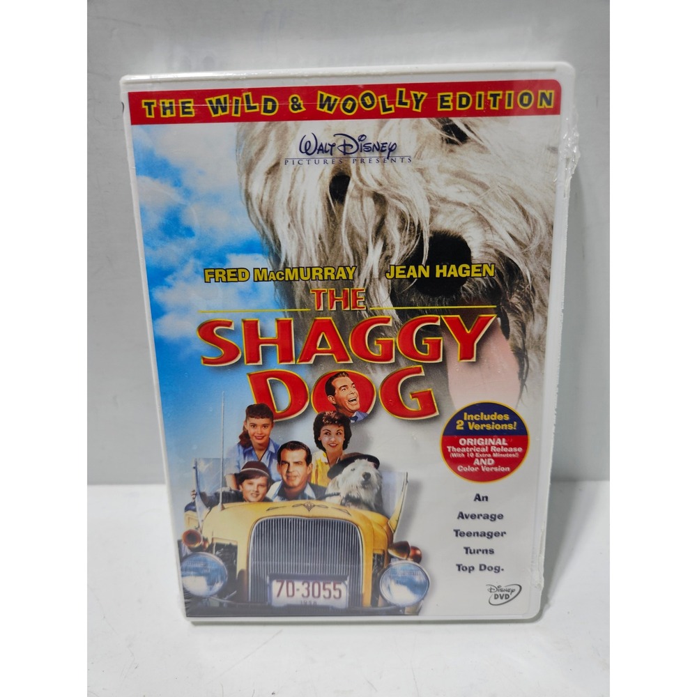 The Shaggy Dog DVD Disney Wild & Woolly Edition Original Color